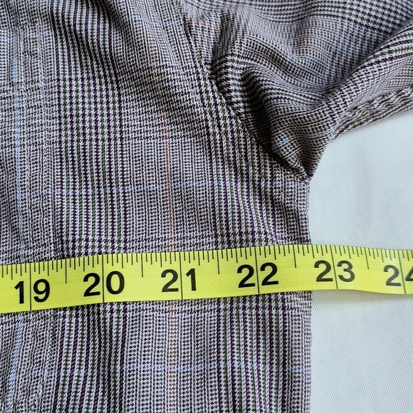 Vintage Resistol Rodeo Plaid Button Down Shirt Mens Large Western Wear Medium - Picture 3 of 6